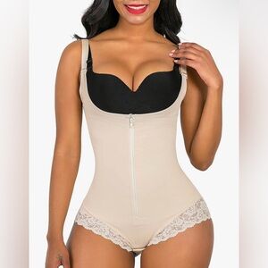 SHAPERX Fajas Colombianas Shapewear Postpartum TummyControl Butt Lifter Bodysuit